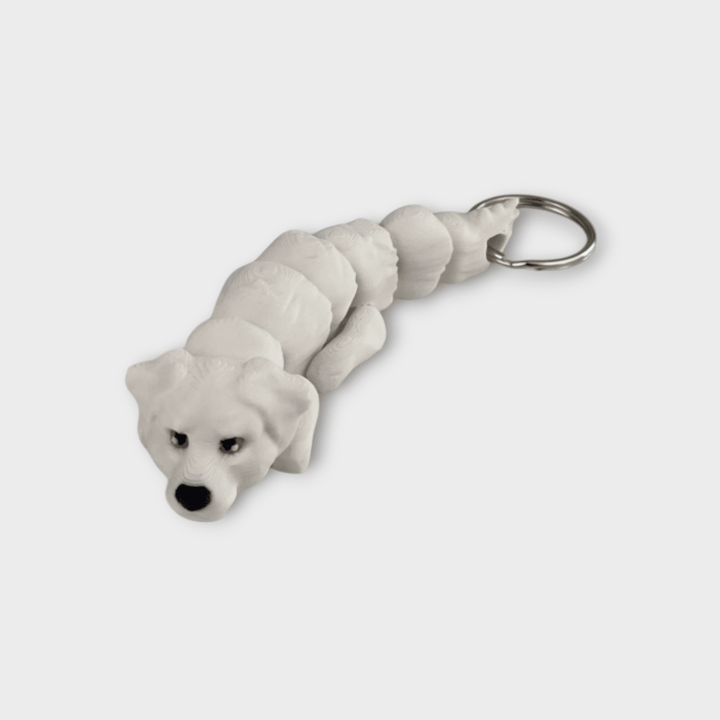 Flexi Dog nøglering: Golden Retriever - Bech 3D Design