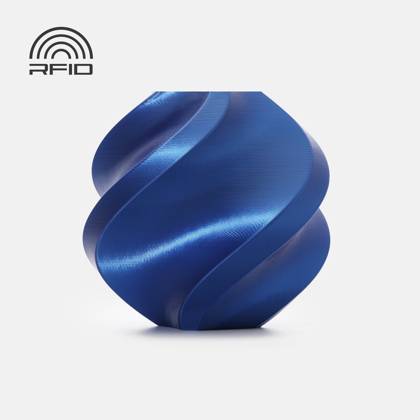 Bambu Lab PLA Silk+ - Blue (med spole)