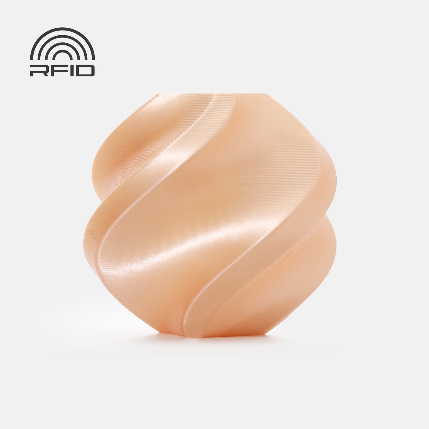Bambu Lab PLA Silk+ - Champagne (med spole)