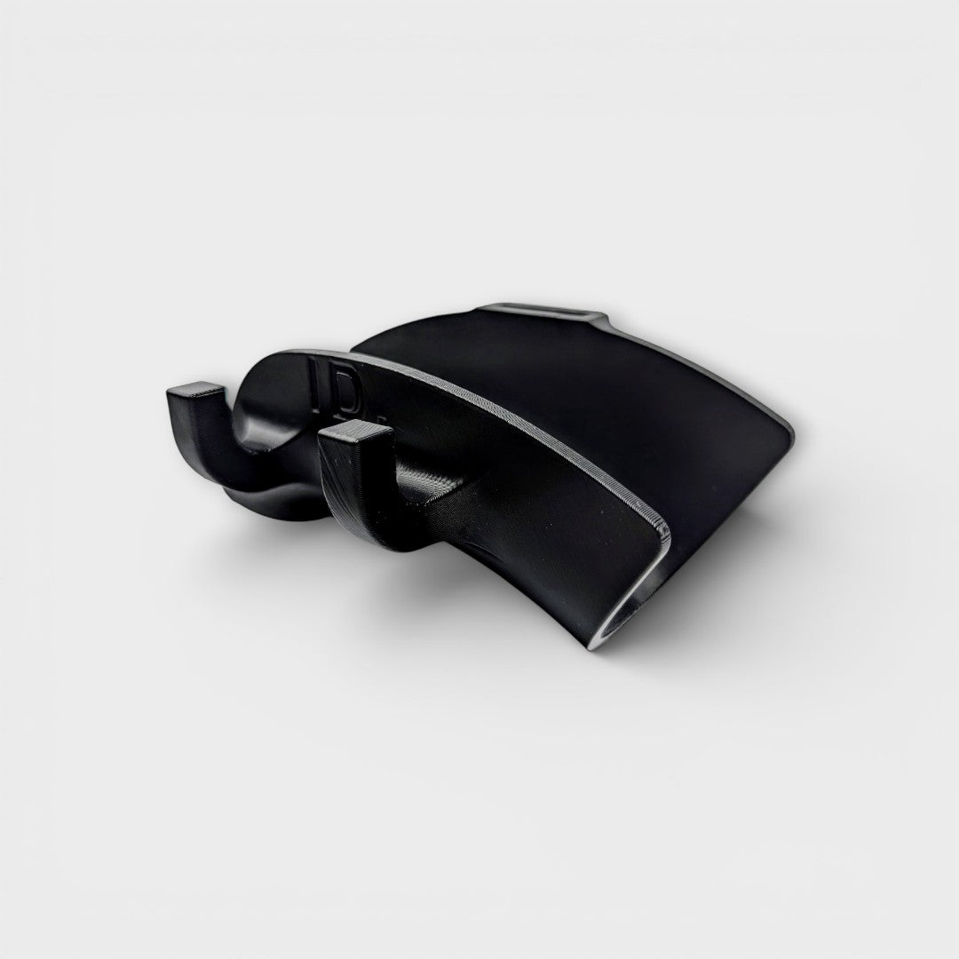 Ladekabel holder med ID-logo og kroge til VW ID. elbil, 3D-printet i PETG