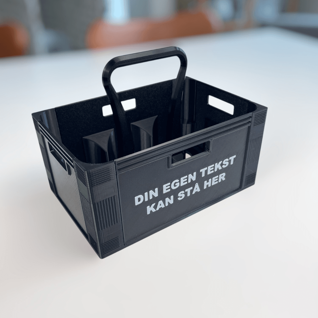 Ølkasse til 6 dåser - Bech 3D Design