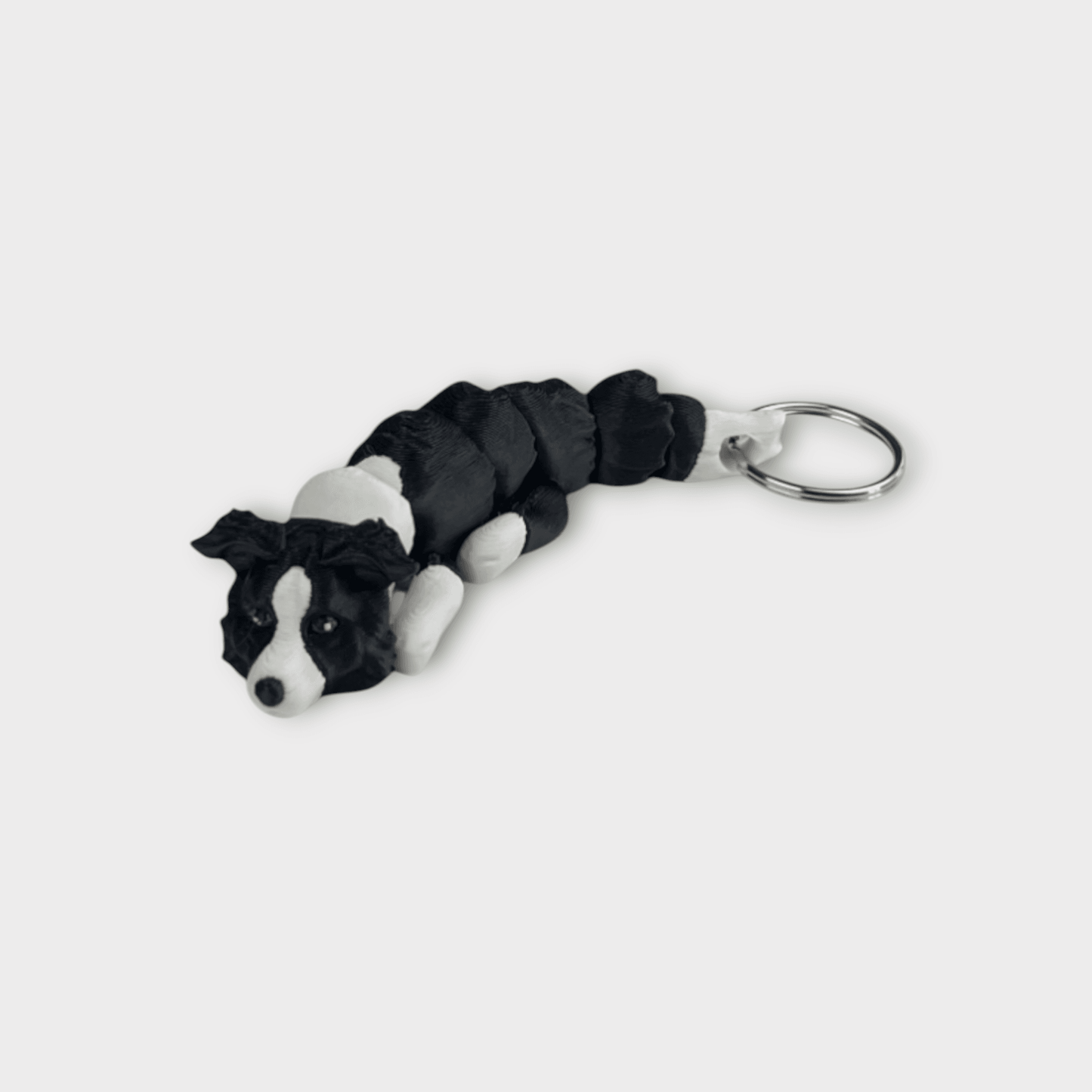 Flexi Dog nøglering: Border Collie - Bech 3D Design