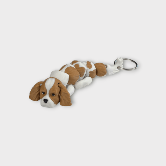 Flexi Dog nøglering: Cavalier King Charles Spaniel - Bech 3D Design