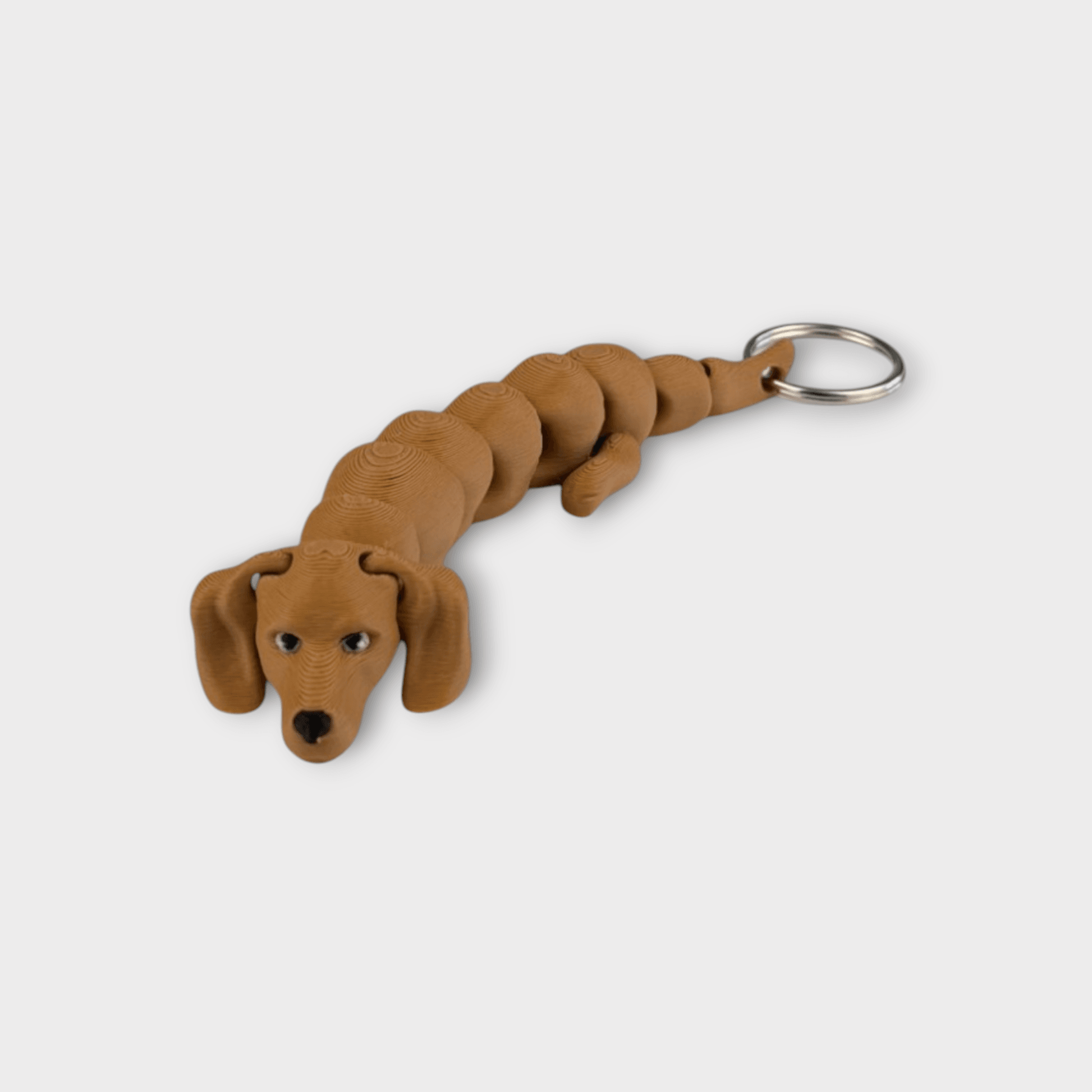 Flexi Dog nøglering: Gravhund - Bech 3D Design