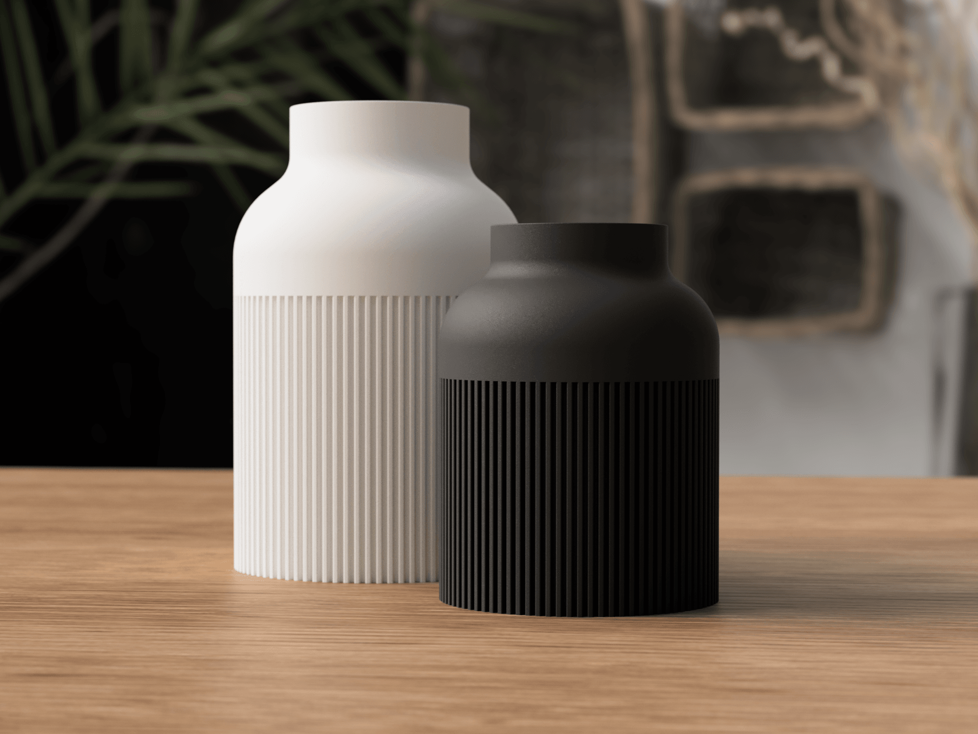 Sabre Hiku Japandi vase - Bech 3D Design