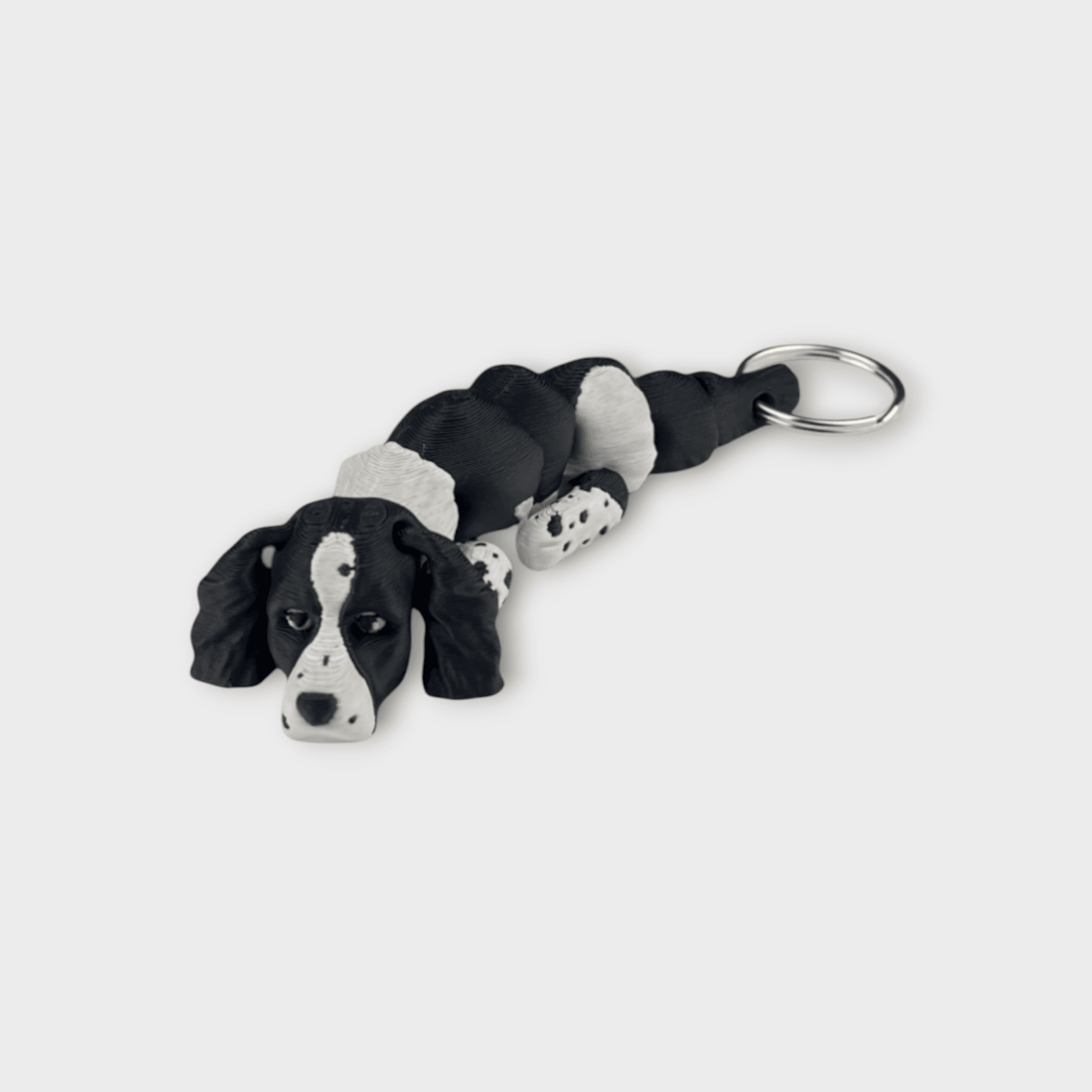 Flexi Dog nøglering: Springer Spaniel - Bech 3D Design