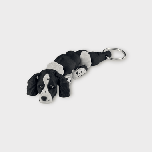 Flexi Dog nøglering: Springer Spaniel - Bech 3D Design