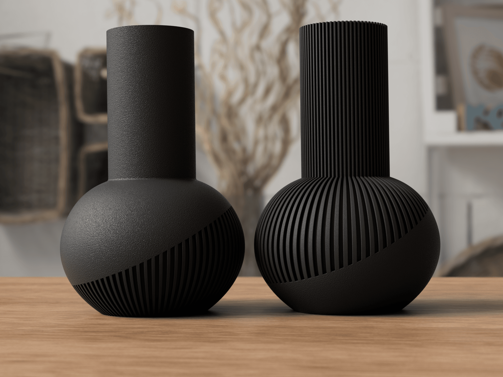 Sabre Tama Japandi vase - Bech 3D Design