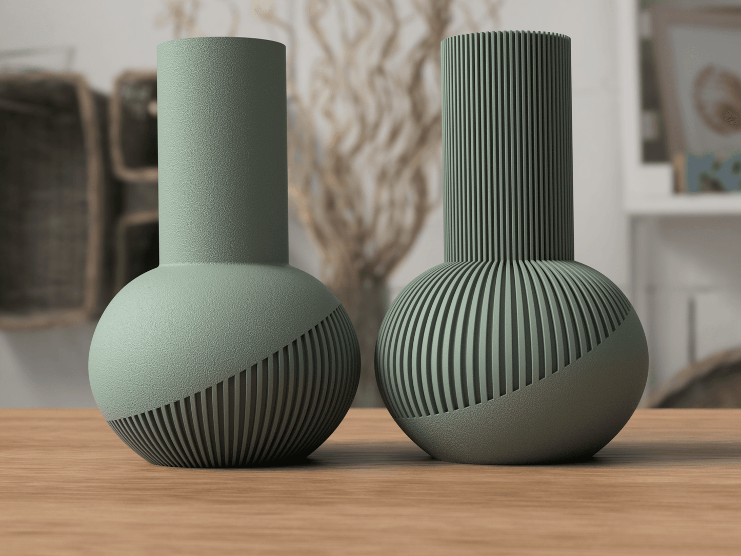 Sabre Tama Japandi vase - Bech 3D Design