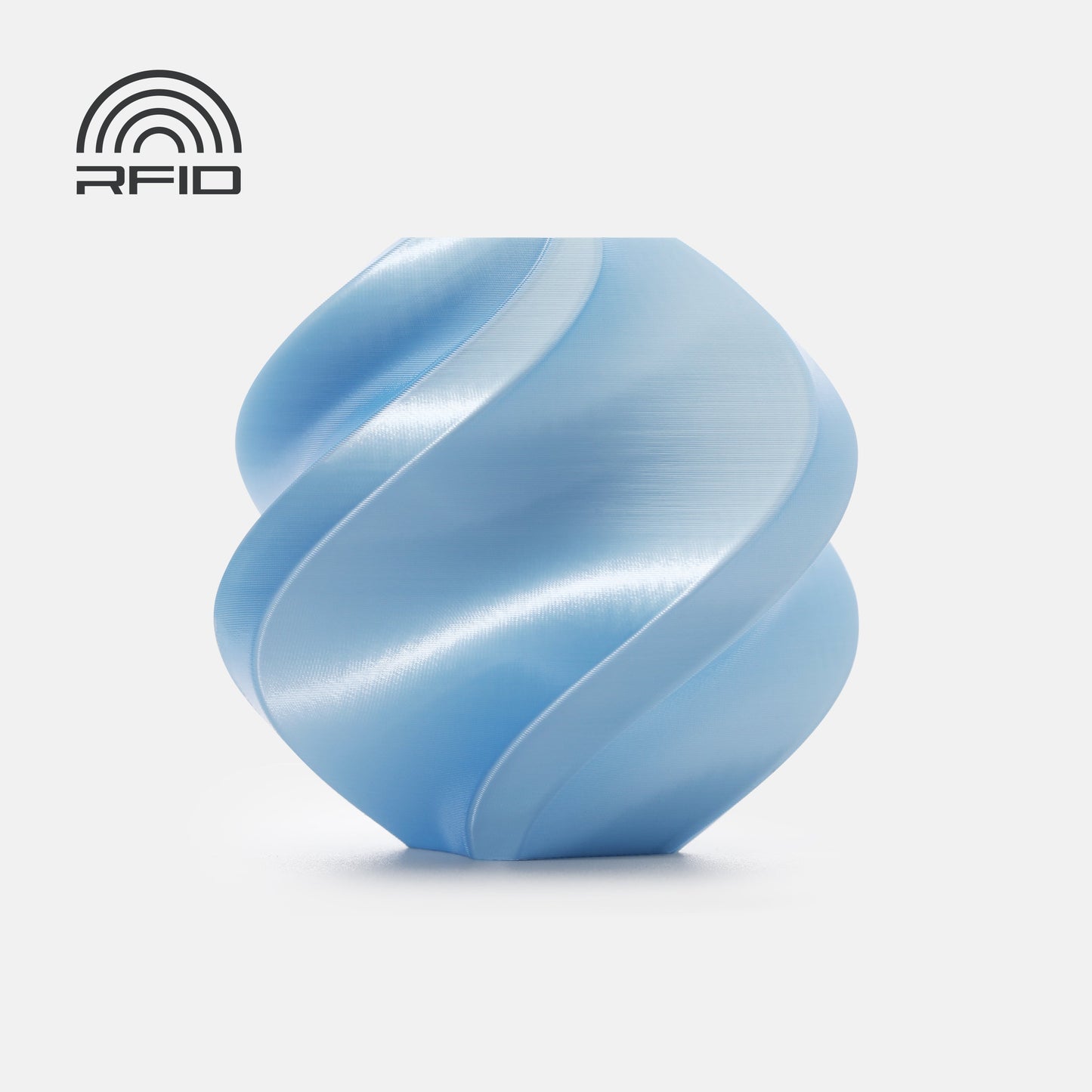 Bambu Lab PLA Silk+ -  Baby Blue (med spole)