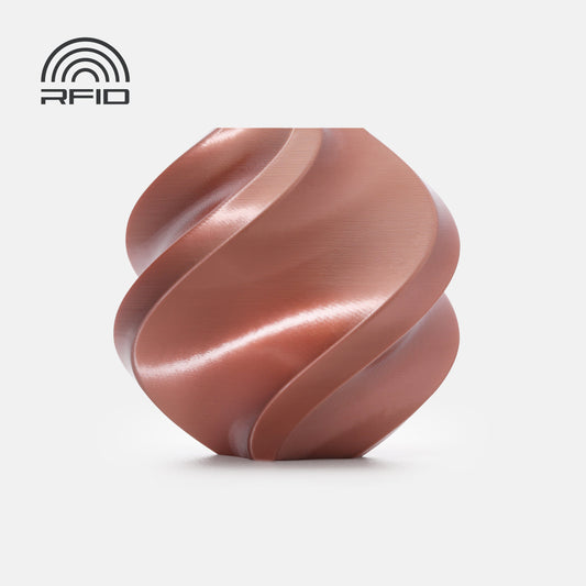 Bambu Lab PLA Silk+ -  Rose Gold (med spole)