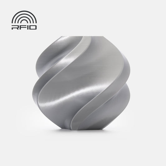 Bambu Lab PLA Silk+ -  Silver (med spole)