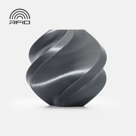 Bambu Lab PLA Silk+ -  Titan Gray (med spole)