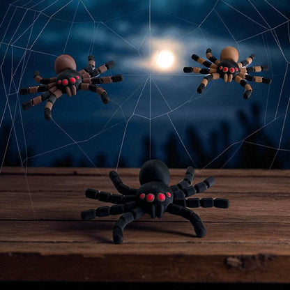Halloween pynt edderkop med fleksible ben
