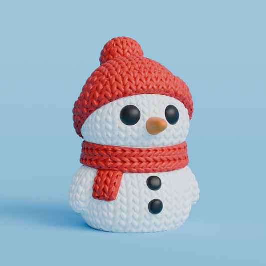 3D printet snemand i hæklet look