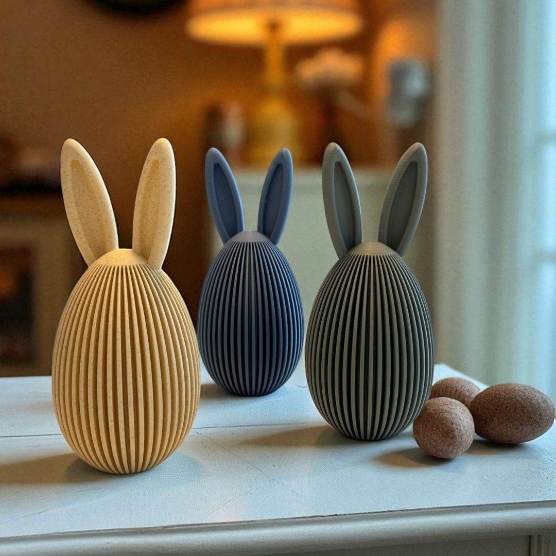 Sabre påskeæg med ører - Bech 3D Design