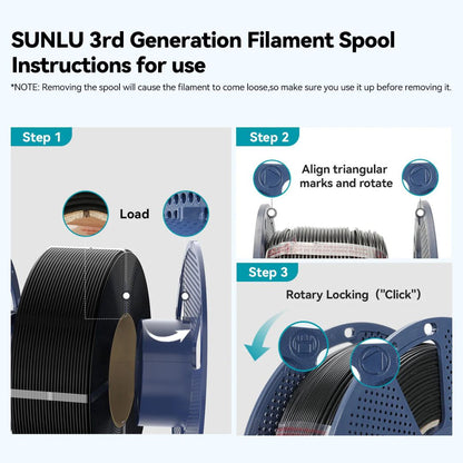 Sunlu tom spole (kompatibel med Bambu Lab Refill)